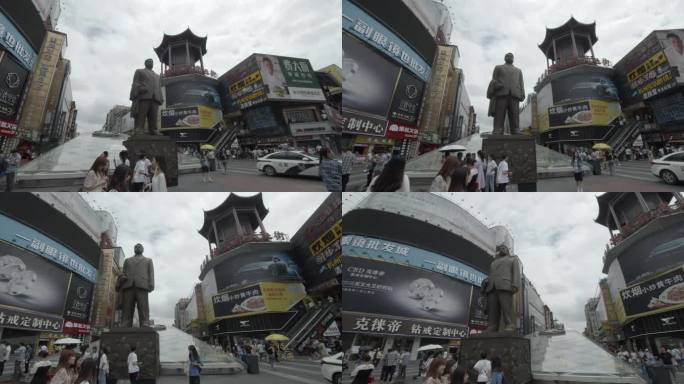 长沙太平街步行街人文空警