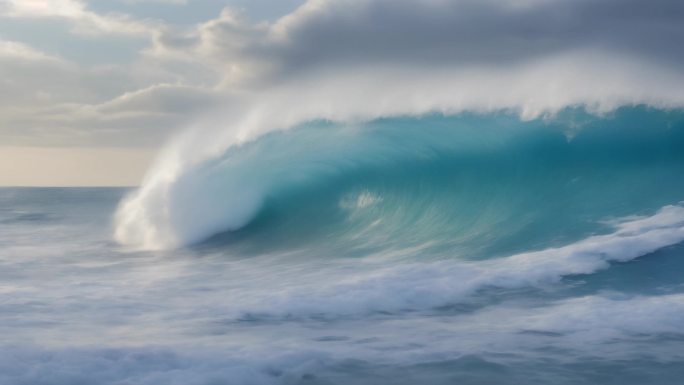 海浪巨浪乘风破浪波浪浪花大风大浪