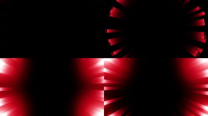 明亮的闪光从一个红点在黑色背景上，覆盖3D渲染。大爆炸奇点或闪光灯迪斯科舞厅，夜总会或音乐节