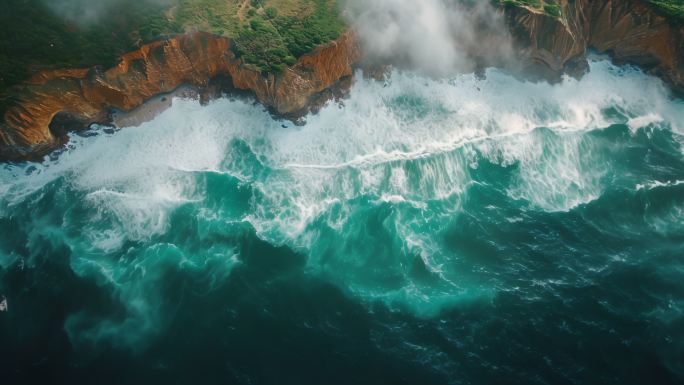 海洋 海岛 航拍 多角度