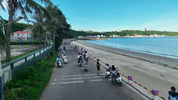 涠洲岛海边网红公路