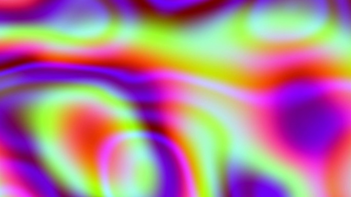 模糊粉彩粉色，霓虹和紫色渐变动态抽象背景。催眠灯运动4k循环视频