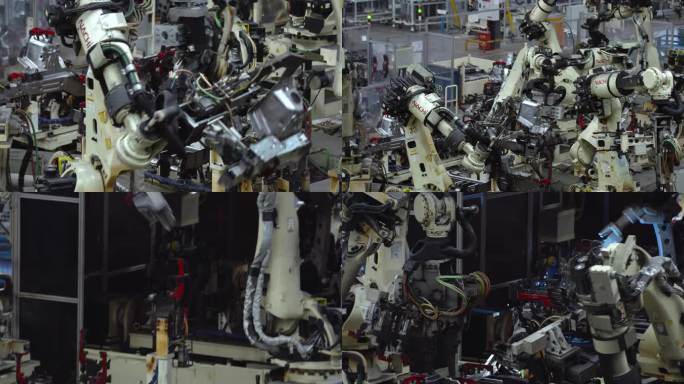 机械臂 焊接 冷焊 智能 车间 零件生产