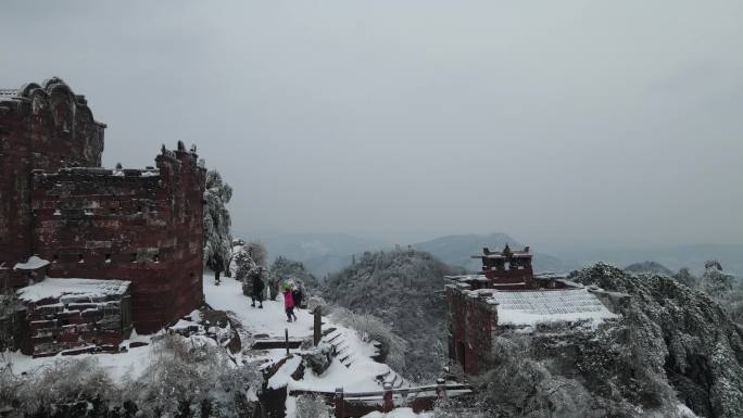 星德山雪景（三）