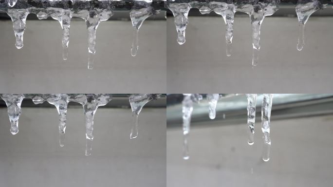 冰滴水 冰融化