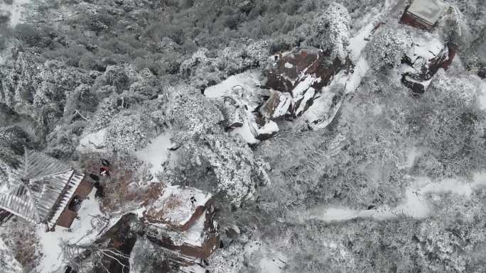 星德山雪景（二）