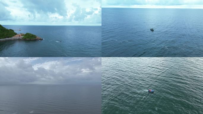 蓝色大海风平浪静