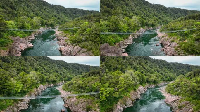 布勒峡谷秋千桥:在自然美景中惊险刺激