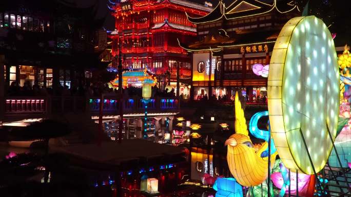 豫园 灯会 元宵 节日 上海 年味 过年