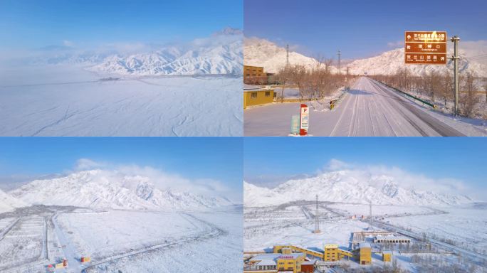 贺兰雪景 贺兰晴雪