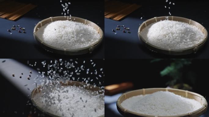 大米 白米饭 五常大米 影棚大米 米粒