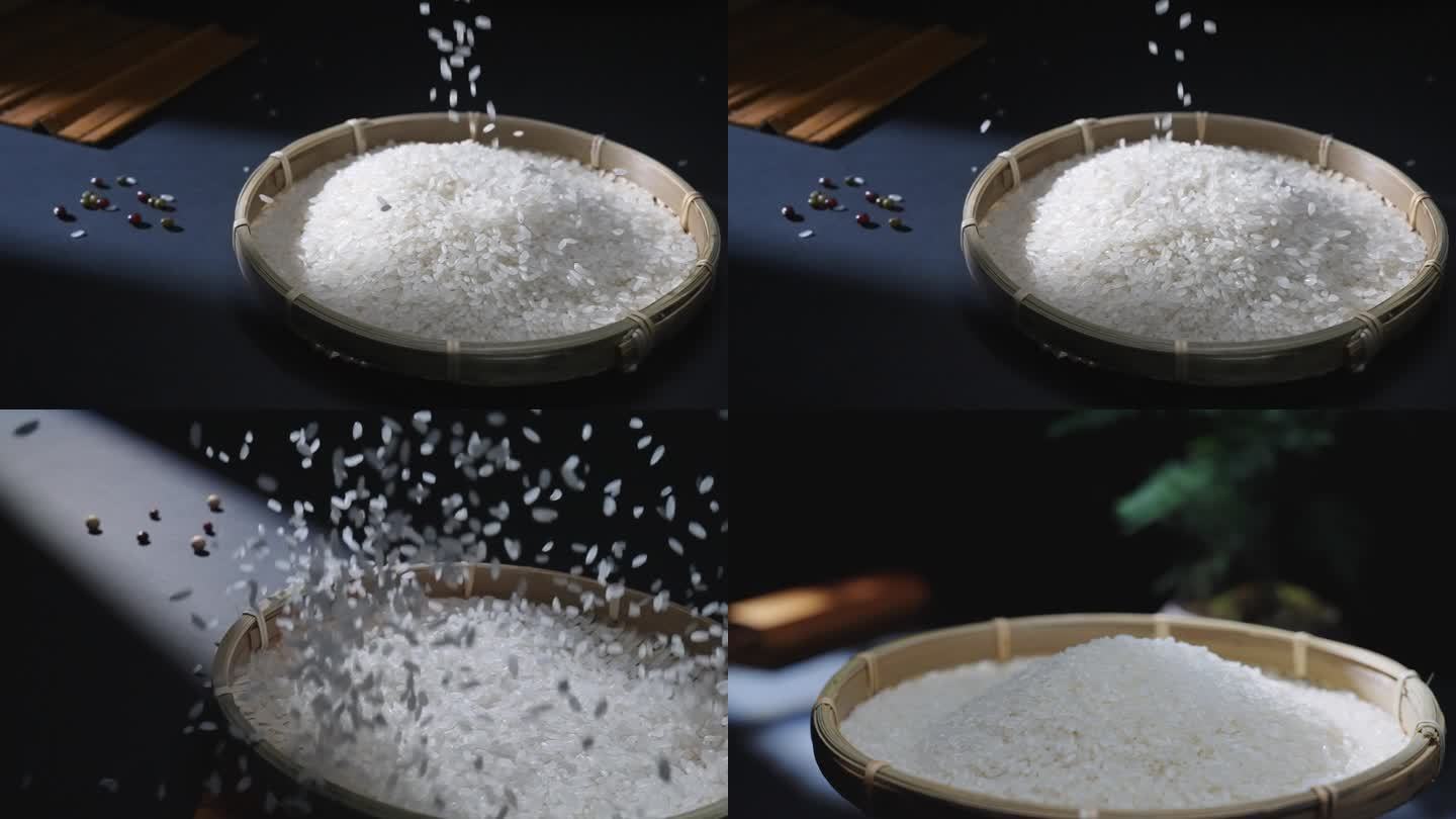 大米 白米饭 五常大米 影棚大米 米粒