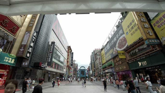 长沙太平街步行街人文空警