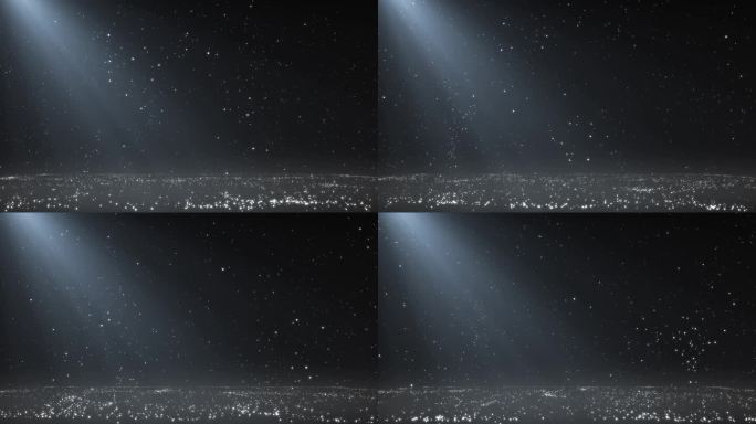 闪烁和光束粒子雨背景4K
