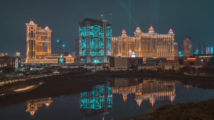 澳门银河酒店夜景4K