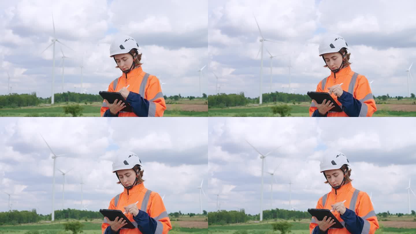 风力发电场平板技术、监测与优化。