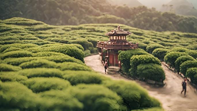 茶园红茶绿茶种植园