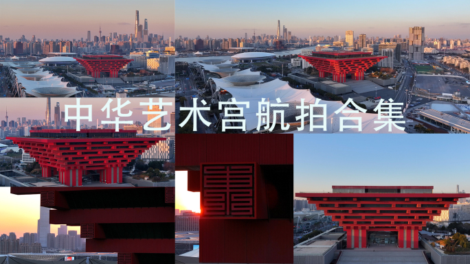 中华艺术宫中国馆航拍