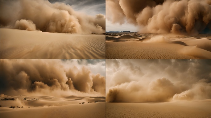 沙漠沙尘暴合集 4K
