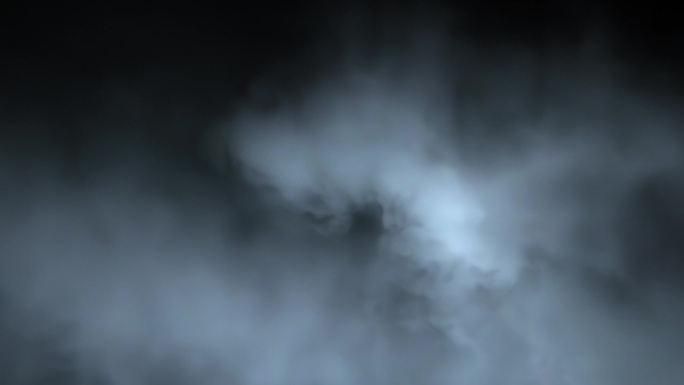 电影幽灵般的魔法万圣节恐怖表演大气烟雾VFX元素。分层视觉特效慢动作雾。4K慢动作的大气雾霾是为你的