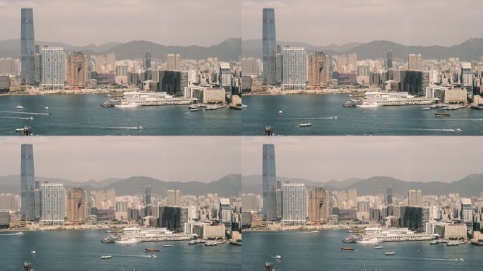 4K高清香港维港海景风光