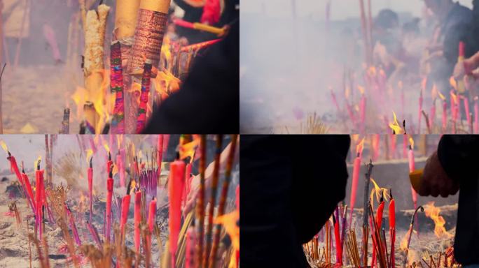 寺庙 寺院 香火 旺盛