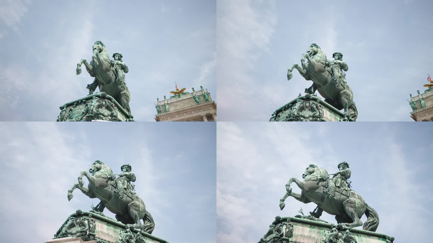 奥地利维也纳霍夫堡的尤金王子纪念碑
