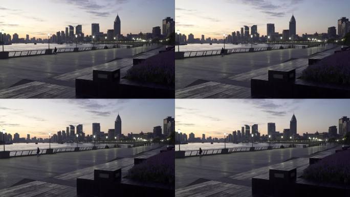 上海 外滩 浦西 建筑 万国建筑群 清晨
