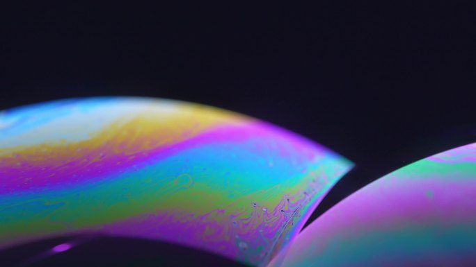 气泡星球肥皂泡色彩炫彩视频素材