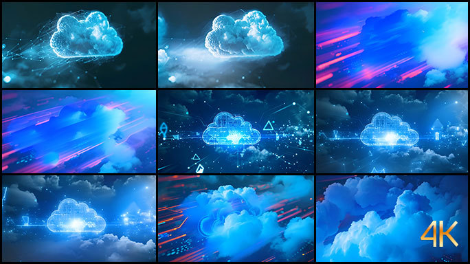 云计算科技场景 云上科技概念