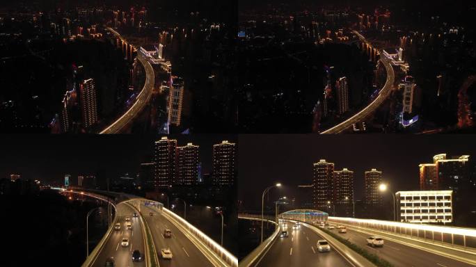 武汉汉阳马樱路二环线夜景