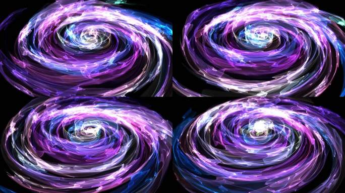 抽象炫彩螺旋星云空间背景2