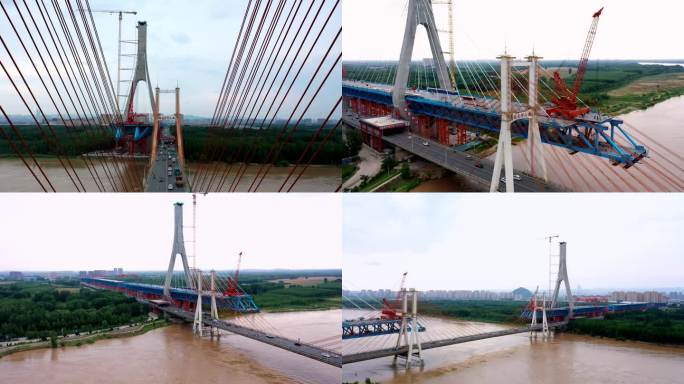 济南 黄河大桥施工