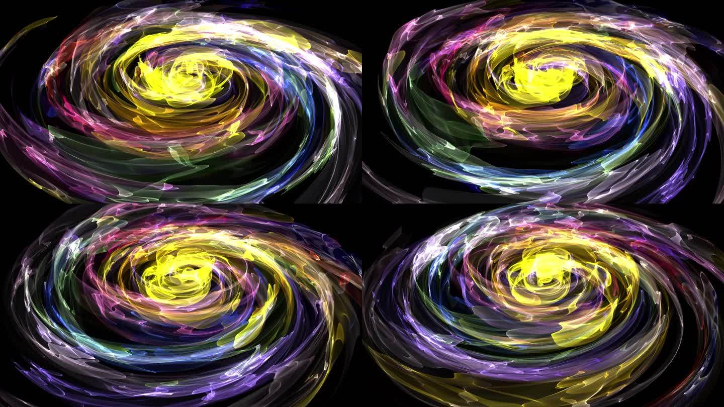 抽象炫彩螺旋星云空间背景4