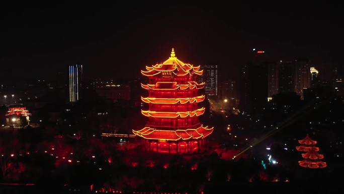 武汉黄鹤楼夜景