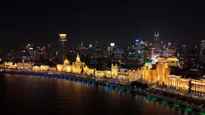 陆家嘴  外滩  夜景