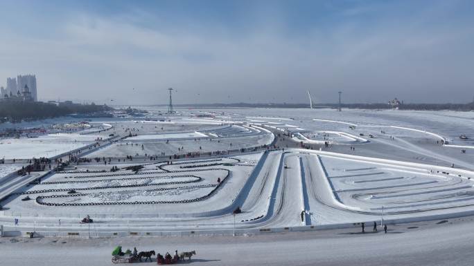 哈尔滨冰上乐园 哈尔滨牡丹江 冰雪活动