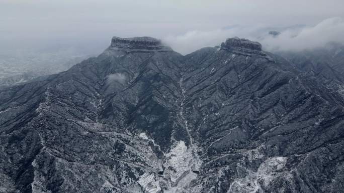 太行山雪景