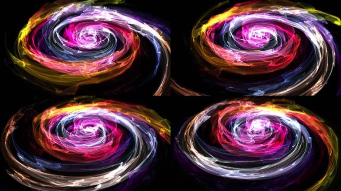 抽象炫彩螺旋星云空间背景3