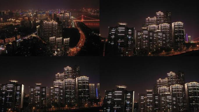 武汉汉阳芳卉园灯光夜景