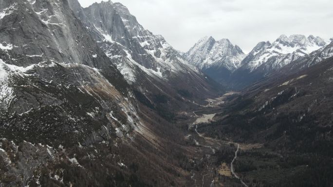 冬季 四姑娘山