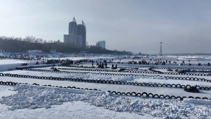 哈尔滨冰上乐园 哈尔滨牡丹江 冰雪活动