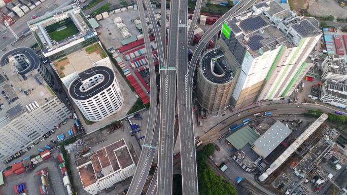 香港青衣高架道路景观