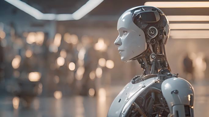 科技人工智能智能机器人未来仿生机器人