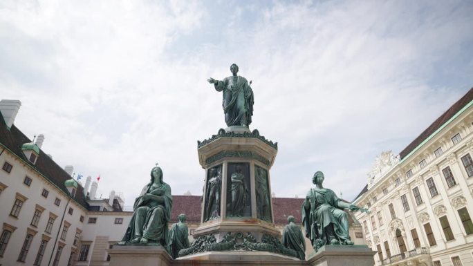 奥地利维也纳霍夫堡的弗朗茨一世纪念碑
