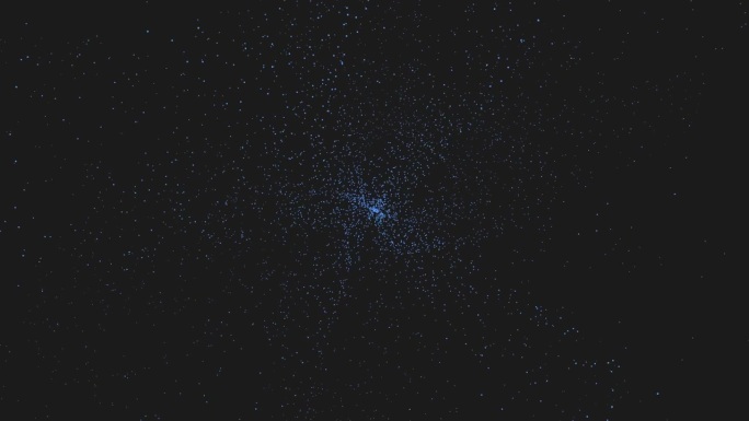 星夜迷人的单色照片群星