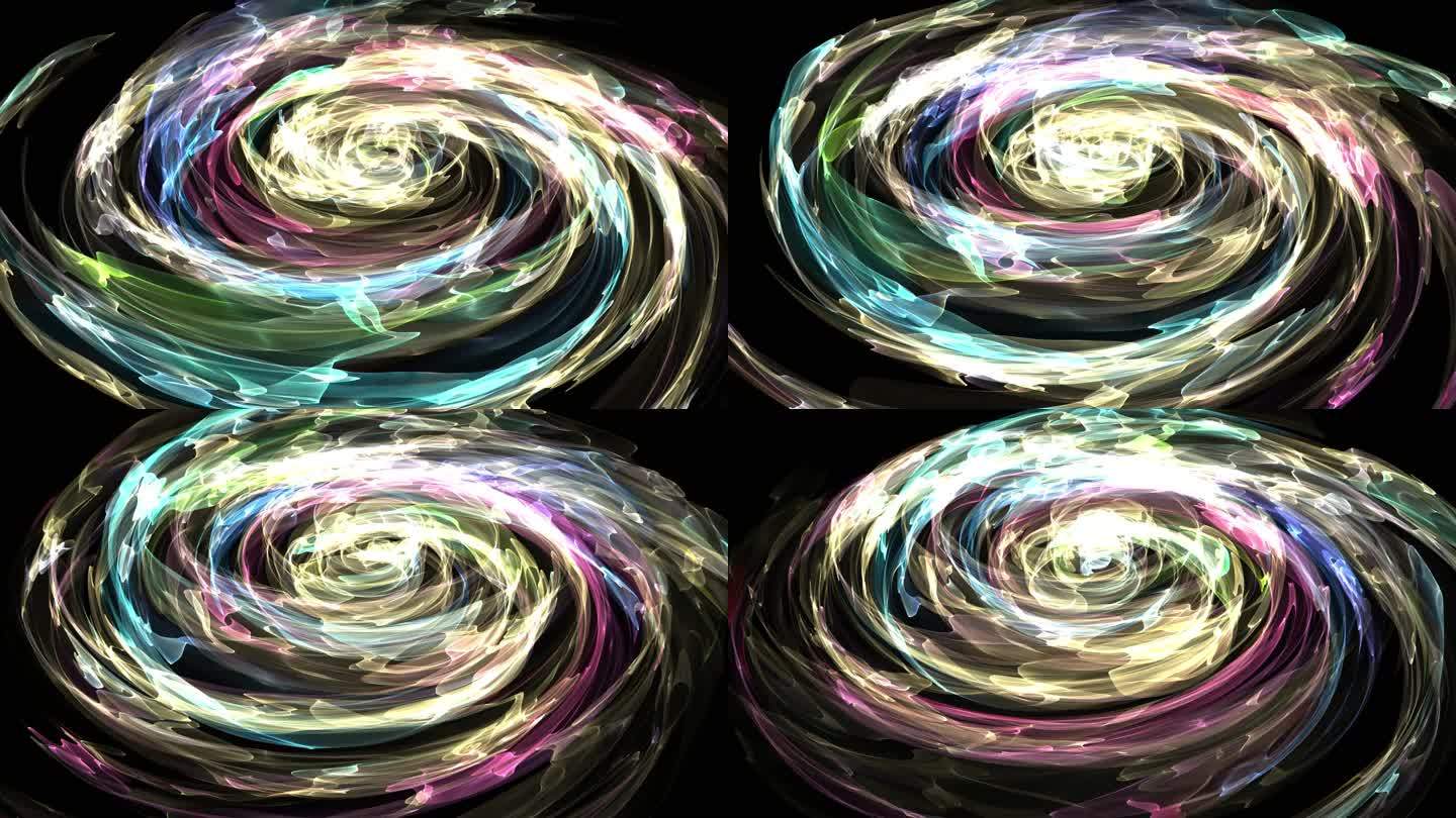 抽象炫彩螺旋星云空间背景6