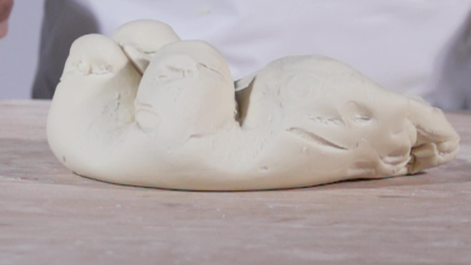 超级慢动作 馒头制作 升格镜头