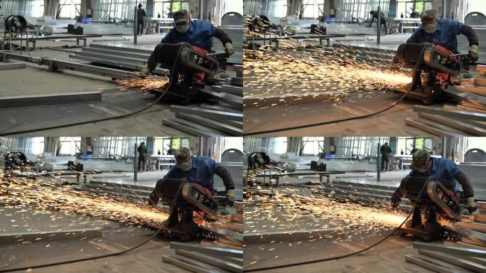 电焊工作 电焊 焊接 金属焊接 工人