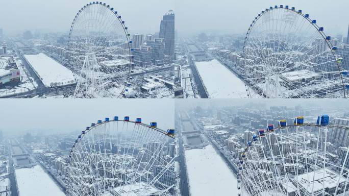 南昌摩天轮雪景17